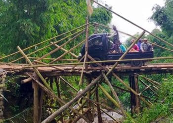 Terbengkalainya Pembangunan Jembatan Pelag Yang Hancur Akibat Banjir Bandang Sukaresmi Garut