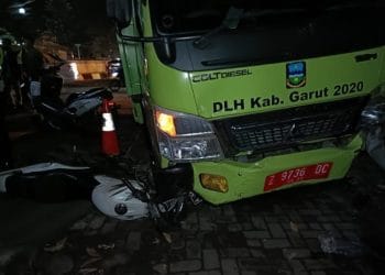Hindari Preman Minta Japrem, Mobil Dinas LH Garut Terlibat Tabrakan Beruntun Saat Malam Takbir