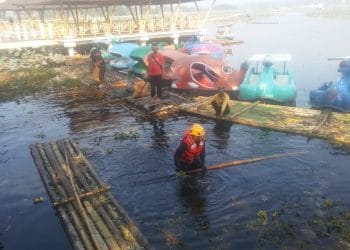 Hari Ini DPC PDI Perjuangan Garut Lakukan Gerakan Bersih-bersih Situ Bagendit Dari Sampah