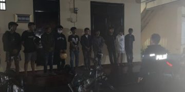 10 Pemuda Pelaku Balap Liar di Tasikmalaya Diamankan Maung Galunggung