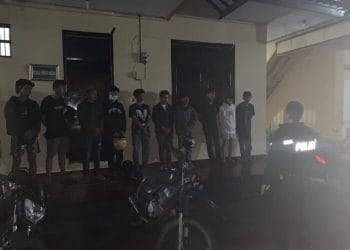 10 Pemuda Pelaku Balap Liar di Tasikmalaya Diamankan Maung Galunggung