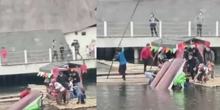 Perahu Angsa di Wisata Situ Bagendit Terbalik, Penumpang Tercebur Jadi Sorotan Netizen