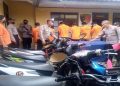 Gerebek Sebuah Kosan di Kawasan Tarogong Kidul, Polisi Temukan Banyak Motor Hasil Curian