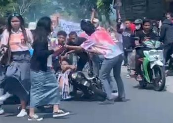 Viral Aksi Konvoi Kelulusan Pelajar di Jalan Sawah Lega Garut, Kepala Sekolah Minta Maaf