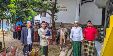 Anies Baswedan Berqurban 1 Ekor Sapi di Pondok Pesantren Keresek Cibatu Garut