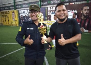 Tim Futsal PLN UP3 Garut Juara Liga Futsal HUT RI
