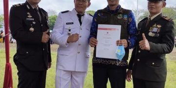 HUT Kemerdekaan ke 77 di Cilawu Diwarnai Pemberian Penghargaan Kepada Pejuang Kemanusiaan