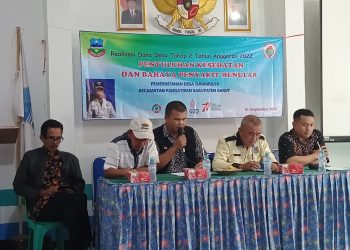 Gandeng UPT PKM Cimaragas, Pemdes Sukamulya Gelar Penyuluhan Kesehatan dan Bahaya Penyakit Menular