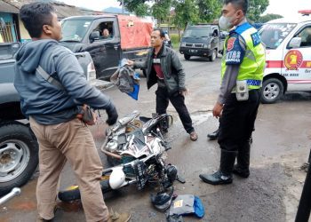 Kecelakaan Lalu Lintas di Jalan Limbangan Garut, Pengendara Motor Tewas