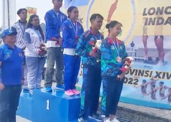 Cabor Loncat Indah Kontingen Garut Kembali Persembahkan Medali Emas di Porprov Jabar XIV