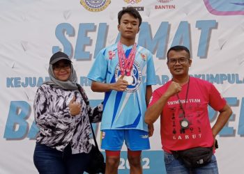 Muhammad Rizky Zaenal Raih 2 Medali Perak 2 Perunggu Dalam Kejuaraan Renang Banten Open 2022