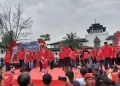 hut ke 50 pdi perjuangan gelar sicita bersama ribuan warga di bandung
