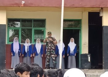 Danramil 1110/Banyuresmi Kapten Chb Untung Wahyudi Menjadi Irup Upacara di SMK Al Ghifari Banyuresmi