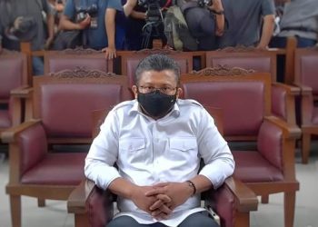 Eks Kadiv Propam Polri Ferdy Sambo saat menjalani-sidang-vonis terkait pembunuhan Brigadir Yosua Hutabarat (dok:istimewa)
