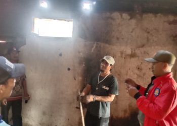 Diduga Konsleting Listrik, Rumah Janda Lansia di Sukamenak Terbakar