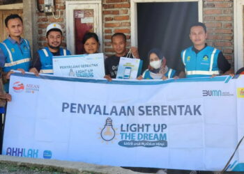 Berbagi Keceriaan, PLN ULP Leles-UP3 Garut Salurkan Listrik Gratis Melalui Program Light Up The Dream