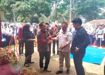 SMPN 1 Cisompet Kabupaten Garut Luncurkan Program "GELIS" Gerakan Literasi Sekolah