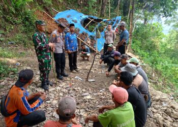 Polres Garut Tutup Galian Batu Akik Ilegal di Kecamatan Bungbulang