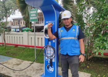 PLN ULP Cikajang Siap Layani Kendaraan Listrik di Garut Selatan Selama Libur Lebaran
