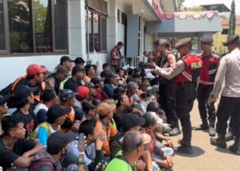Polres Garut Razia Preman di Sejumlah Titik di Garut, 67 Orang Diamankan