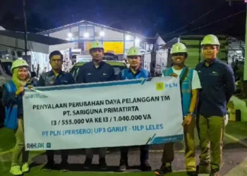Penuhi Kebutuhan Listrik Pada Momentum Tahun Baru Imlek, PLN UP3 Garut Energize Industri Air Minum Dalam Kemasan