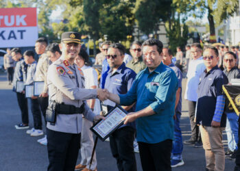 Sinergitas Kepolisian dan Media, Kapolres Garut Berikan Penghargaan kepada Media Wartawan