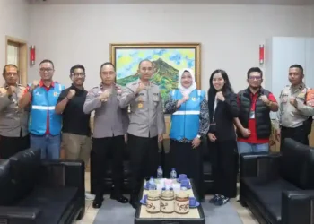 PLN UP3 Garut dan Polres Garut Perkuat Sinergi Pengamanan Objek Vital Nasional Selama Masa Siaga Nataru