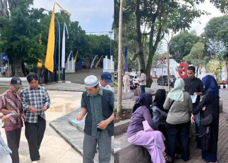 PLN UP3 Garut Gencarkan Sosialisasi Promo Tambah Daya Ramadan di Kawasan Alun-Alun Garut