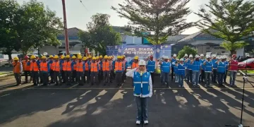 PLN UP3 Garut Gelar Apel Siaga Pengamanan Listrik Ramadan dan Idul Fitri 1447H