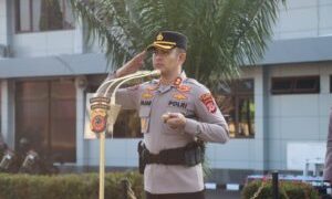 Kapolres Garut Pimpin Apel Kesiapan Pengamanan May Day 2025