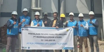 PLN UP3 Garut Dukung Produktivitas Industri Melalui Penyalaan Listrik PT Mandala Logam Utama