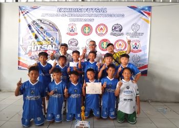 Exshibisi Futsal Antar SD Se Kecamatan Bayongbong. Jibong Bantai Mekarjaya Di Final
